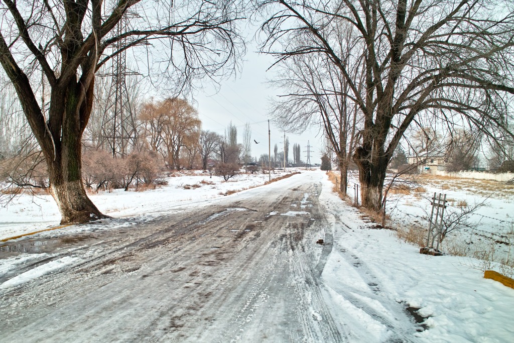 Winterliches Kirgistan