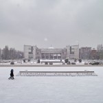 Väterchen Frost auf dem Ala-Too Platz
