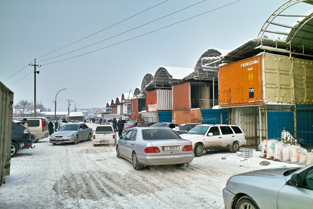 Ost Eingang des Osh Bazar