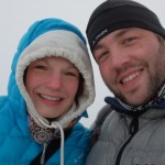 Glücklich auf dem Suleiman-Too