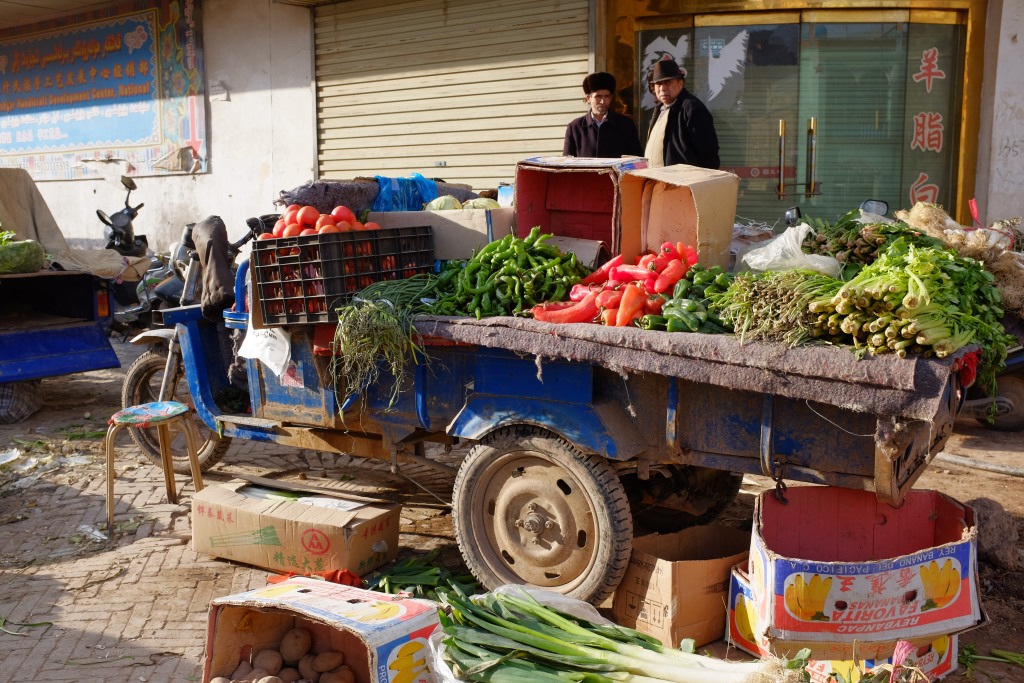 Markt Gemüse Kashgar