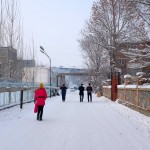 Heimweg zum Bishkek Guesthouse