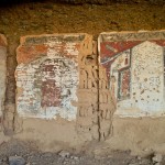 Buddhistische Malereien in den Höhlen