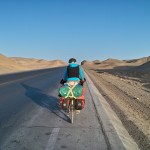 Wüstenstraße in Xinjiang