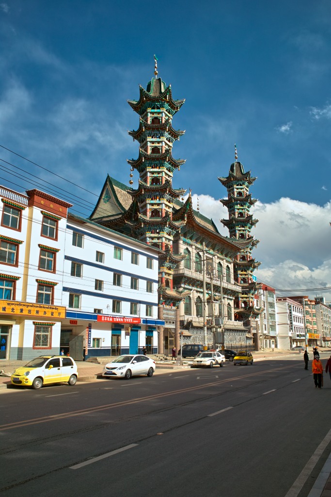 Die Moschee von Hezuo