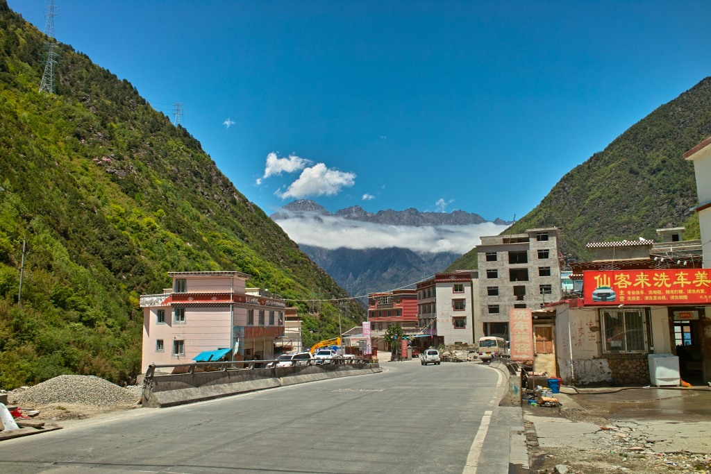 7000er Berge am Horizont