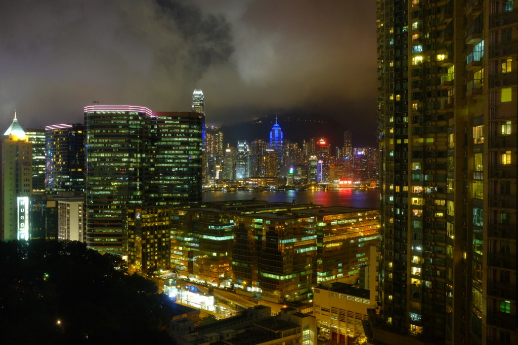 Blick aus dem Hotelzimmer.