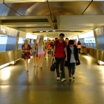 Gehwege auf zwei Etagen.