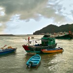 Hafen auf Lantau Island.