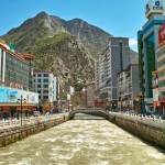 Stadtzentrum von Kangding