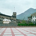 Mahnmal des Erdbebens von Wenchuan 2008.