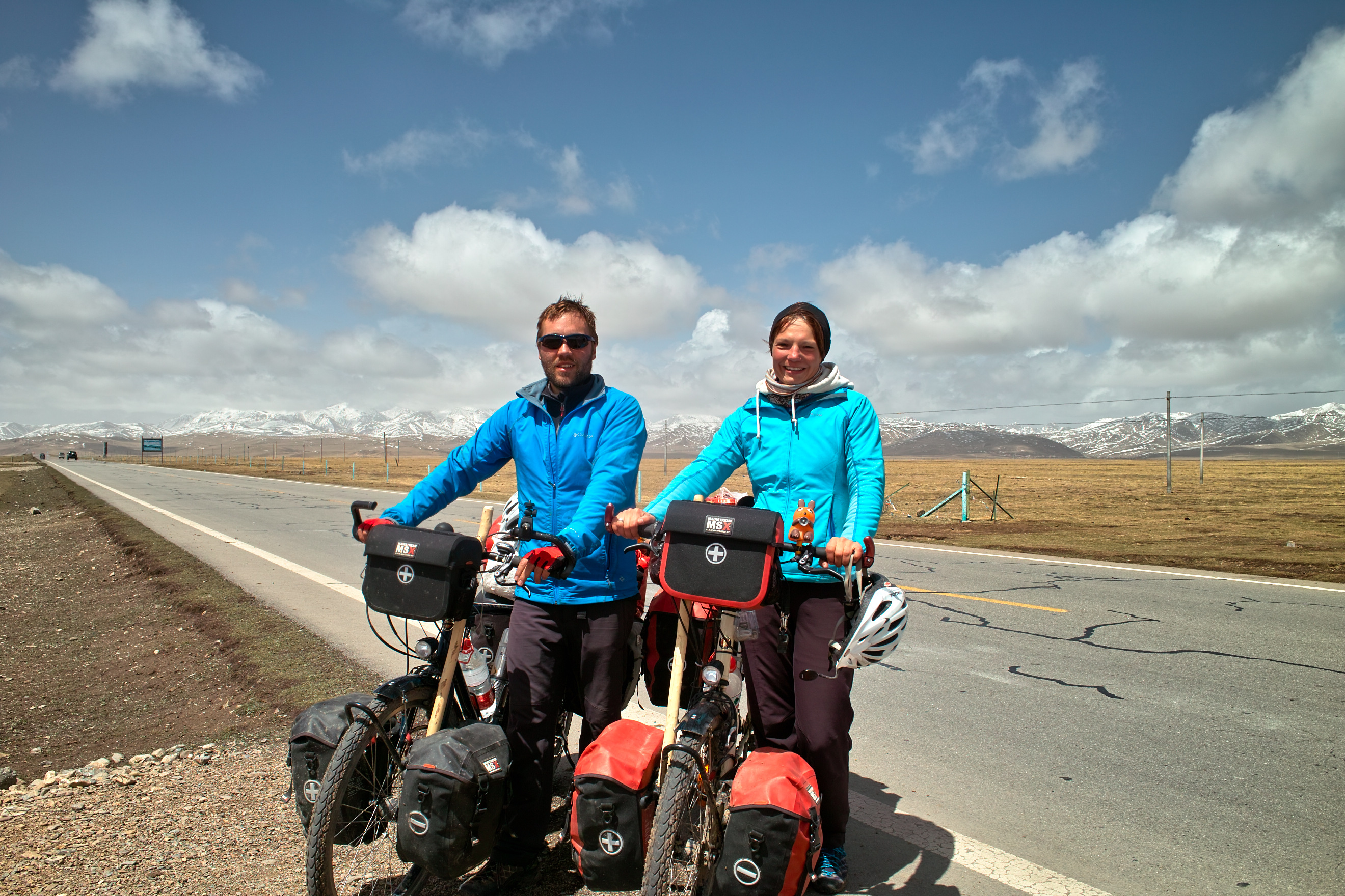 Auf dem tibetischen Hochplateau.