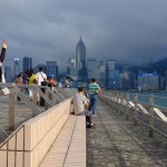 Die Skyline Hong Kongs.