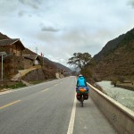 Dörfer auf dem Weg.