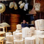 Reistöpfe, Holzkörbe...