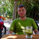 Entspannung im Teehaus.