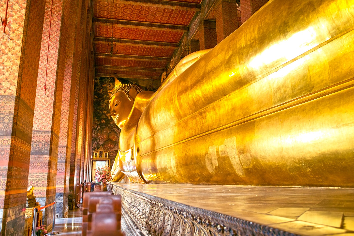 Der goldene Buddha von Wat Pho.