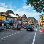 Downtown Yangshuo.